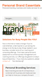 Mobile Screenshot of personalbrandessentials.com